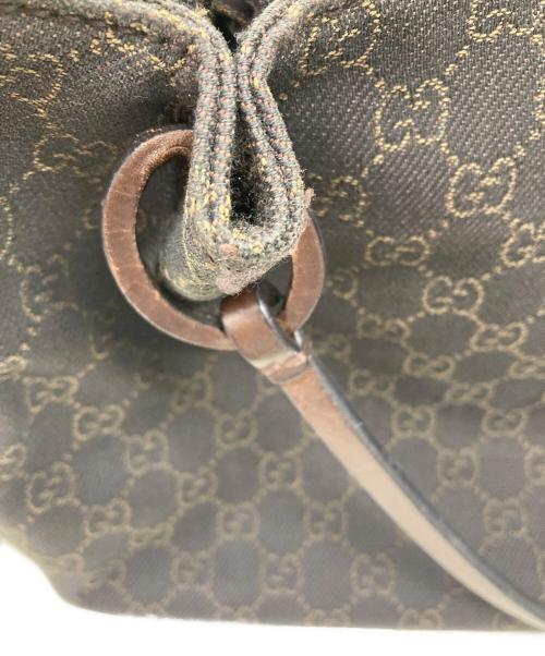 GUCCI（グッチ）GUCCI (グッチ) GGキャンバストートバッグ ブラウンの古着・服飾アイテム