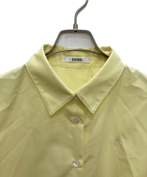 Snidel（スナイデル）Snidel (スナイデル) 【LUMISHADE】UVオーバーシャツ イエロー サイズ:FREEの古着・服飾アイテム