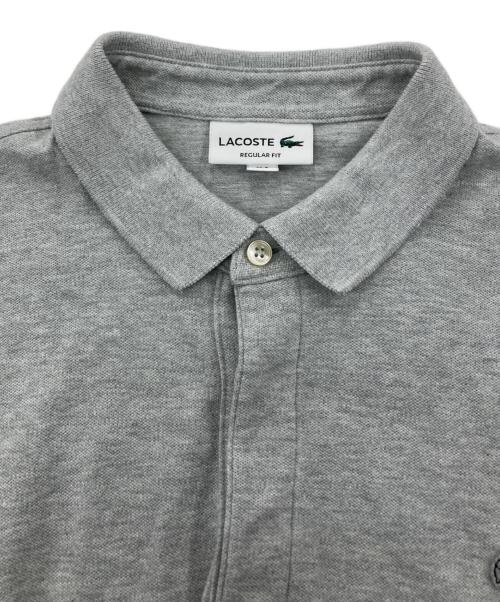 LACOSTE（ラコステ）LACOSTE (ラコステ) ポロシャツ グレー サイズ:Lの古着・服飾アイテム