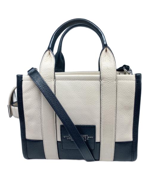 MARC JACOBS（マークジェイコブス）MARC JACOBS (マークジェイコブス) ザ カラーブロック トート バッグ スモール ホワイトの古着・服飾アイテム