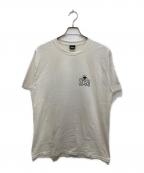 stussyステューシー）の古着「クラウンプリントTシャツ」｜ホワイト