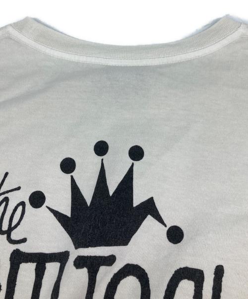 stussy（ステューシー）stussy (ステューシー) クラウンプリントTシャツ ホワイト サイズ:Mの古着・服飾アイテム