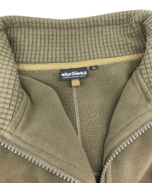 WILD THINGS（ワイルドシングス）WILD THINGS (ワイルドシングス) Polartec JKT オリーブ サイズ:Lの古着・服飾アイテム