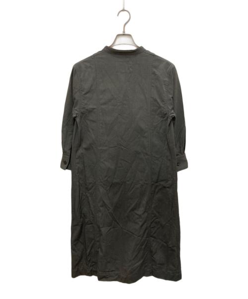 MHL（エムエイチエル）MHL (エムエイチエル) コットンウールツイルワンピース グレー サイズ:1の古着・服飾アイテム
