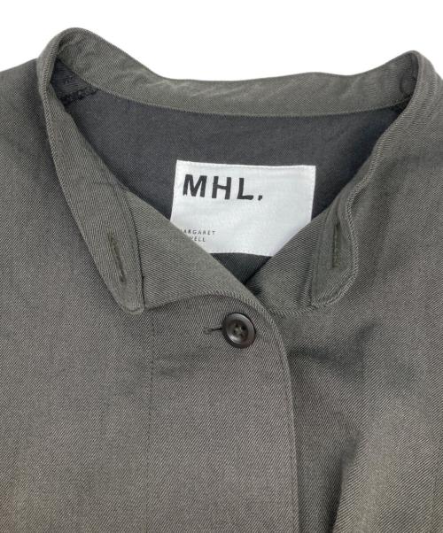 MHL（エムエイチエル）MHL (エムエイチエル) コットンウールツイルワンピース グレー サイズ:1の古着・服飾アイテム