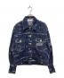 Mame Kurogouchi（マメクロゴウチ）の古着「Nature Pattern Jacquard Short Denim Jacket」｜インディゴ