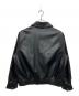 WYM LIDNM (ウィム バイ リドム) ARTIFICIAL GRAIN FLIGHT BLOUSON ブラック サイズ:S：5000円