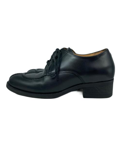 shiun（シウン）shiun (シウン) COW LEATHER U-TIP DERBY ダービーシューズ ブラック サイズ:記載なし(下記参照)の古着・服飾アイテム