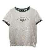 A.P.C.アーペーセー）の古着「リンガーTシャツ」｜ホワイト