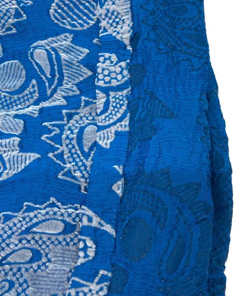 me ISSEY MIYAKE（ミーイッセイ ミヤケ）me ISSEY MIYAKE (ミーイッセイ ミヤケ) ノースリーブプリーツワンピース ブルー サイズ:-の古着・服飾アイテム