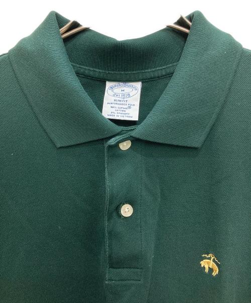 BROOKS BROTHERS（ブルックスブラザーズ）BROOKS BROTHERS (ブルックスブラザーズ) 半袖ポロシャツ グリーン サイズ:Mの古着・服飾アイテム