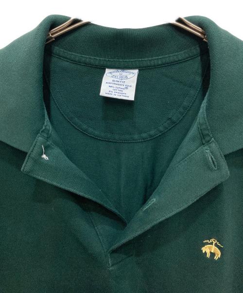 BROOKS BROTHERS（ブルックスブラザーズ）BROOKS BROTHERS (ブルックスブラザーズ) 半袖ポロシャツ グリーン サイズ:Mの古着・服飾アイテム