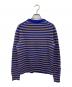 marimekko (マリメッコ) Tasaraita / Silfa knitted pullover ブルー×ブラウン サイズ:Ｍ：10000円