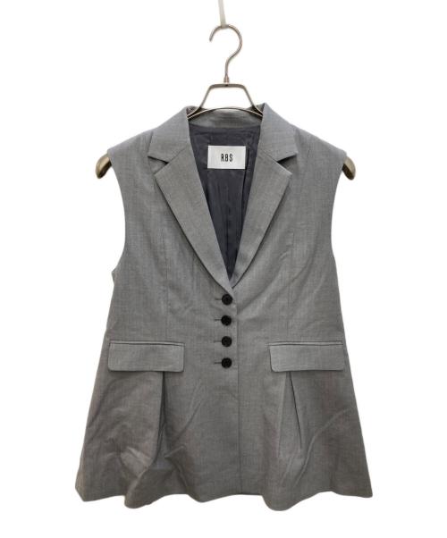 RAY BEAMS（レイ ビームス）RAY BEAMS (レイ ビームス) ヘリンボーン タック ジレ グレーの古着・服飾アイテム