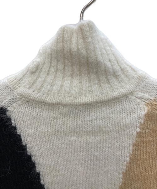 marimekko（マリメッコ）marimekko (マリメッコ) Harka / Milna knitted pullover ブラック×ベージュ サイズ:Ｍの古着・服飾アイテム