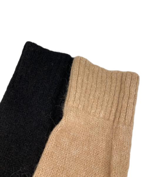 marimekko（マリメッコ）marimekko (マリメッコ) Harka / Milna knitted pullover ブラック×ベージュ サイズ:Ｍの古着・服飾アイテム