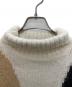 中古・古着 marimekko (マリメッコ) Harka / Milna knitted pullover ブラック×ベージュ サイズ:Ｍ：11000円