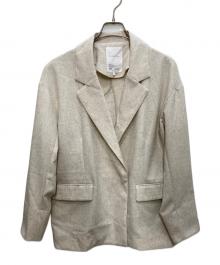 ELENDEEK（エレンディーク）の古着「SLUB YARN TAILORED JK」｜ベージュ