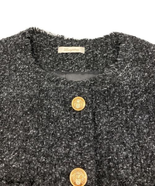 Loungedress（ラウンジドレス）Loungedress (ラウンジドレス) ツイードジャケット グレー サイズ:Freeの古着・服飾アイテム