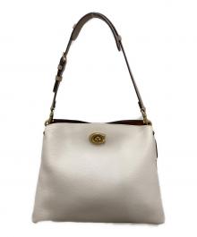COACH（コーチ）の古着「ウィロウ ショルダー バッグ」｜ベージュ