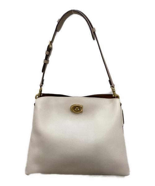 COACH（コーチ）COACH (コーチ) ウィロウ ショルダー バッグ ベージュの古着・服飾アイテム