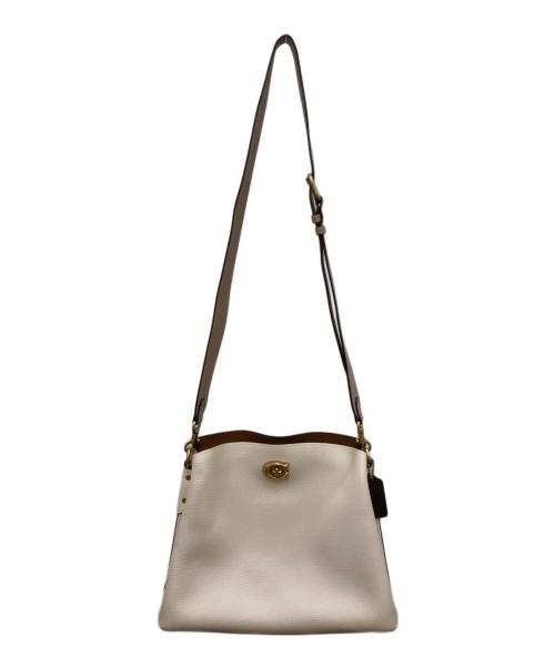 COACH（コーチ）COACH (コーチ) ウィロウ ショルダー バッグ ベージュの古着・服飾アイテム