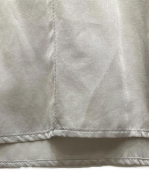BALLSEY（ボールジィ）BALLSEY (ボールジィ) コットンシルクサテン スタンドカラーブラウス グレー サイズ:36の古着・服飾アイテム