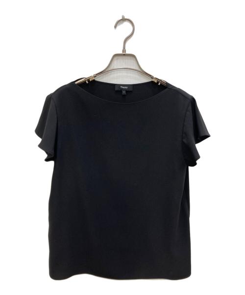 theory（セオリー）theory (セオリー) Prime GGT Straight Top ブラウス ブラック サイズ:Ｓの古着・服飾アイテム