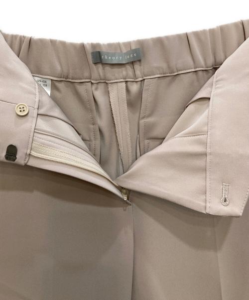 theory luxe（セオリーリュクス）theory luxe (セオリーリュクス) Carol Luve ドレープスリムテーパードパンツ ベージュ サイズ:38の古着・服飾アイテム