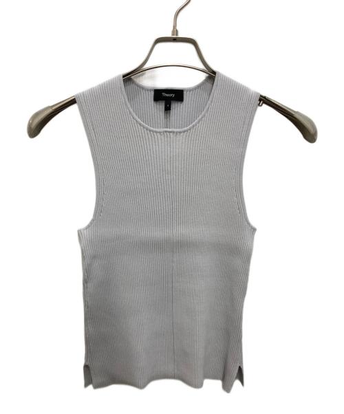 theory（セオリー）theory (セオリー) ニットベスト グレー サイズ:Ｓの古着・服飾アイテム