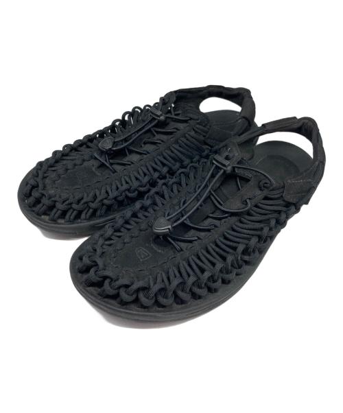 KEEN（キーン）KEEN (キーン) UNEEK MONOCHROME サンダル ブラック サイズ:28の古着・服飾アイテム