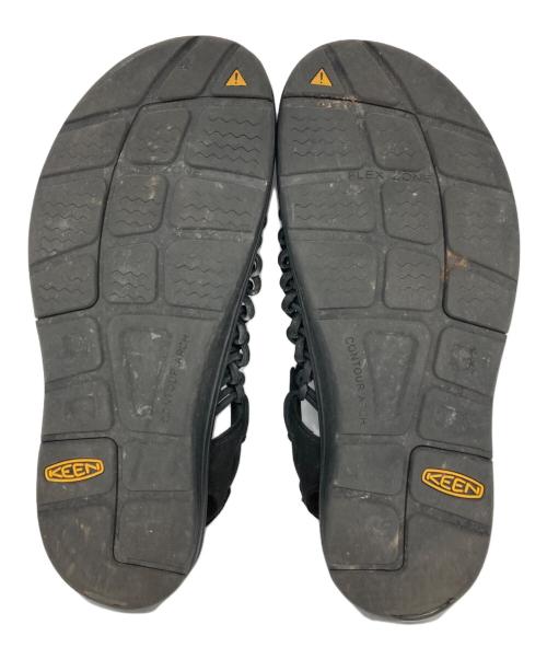KEEN（キーン）KEEN (キーン) UNEEK MONOCHROME サンダル ブラック サイズ:28の古着・服飾アイテム