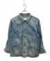 BONUM（ボナム）の古着「LONG DENIM JACKET」｜インディゴ
