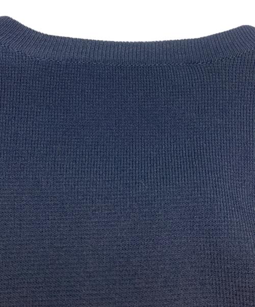 CELFORD（セルフォード）CELFORD (セルフォード) クロスステッチニットジャケット ネイビー サイズ:36の古着・服飾アイテム