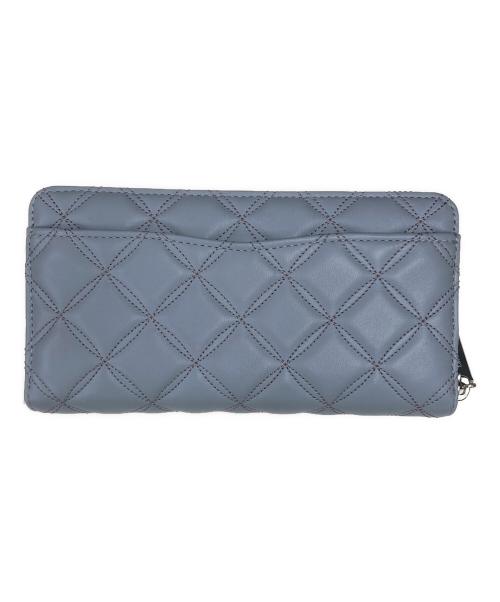 Kate Spade（ケイトスペード）Kate Spade (ケイトスペード) ナタリア キルテッド ラージ コンチネンタル ウォレット ブルーの古着・服飾アイテム