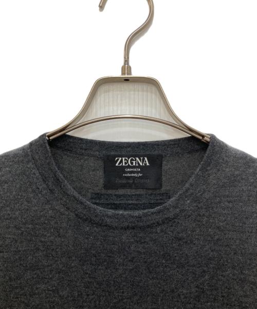 ZEGNA（ゼニア）ZEGNA (ゼニア) シルクカシミヤニット グレー サイズ:46の古着・服飾アイテム