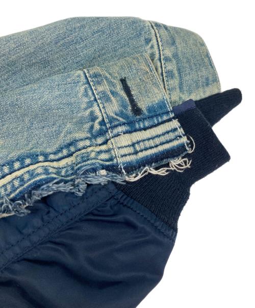 sacai（サカイ）sacai (サカイ) Denim × MA-1 Jacket ブルー サイズ:2の古着・服飾アイテム