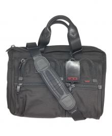 TUMI（トゥミ）の古着「エクスパンダブル オーガナイザー コンピューター ブリーフ」｜ブラック