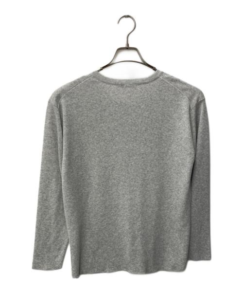 Aquascutum（アクアスキュータム）Aquascutum (アクアスキュータム) シアースパーク Vプルオーバー グレー サイズ:SIZE 8の古着・服飾アイテム