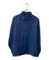 Aquascutum（アクアスキュータム）の古着「MAXILIN リネンシャツ」｜ネイビー