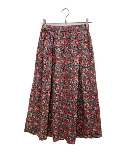 KAGURE（カグレ）KAGURE (カグレ) リバティプリントスカート レッド サイズ:Freeの古着・服飾アイテム