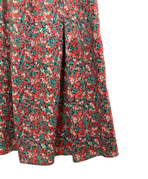 KAGURE（カグレ）KAGURE (カグレ) リバティプリントスカート レッド サイズ:Freeの古着・服飾アイテム