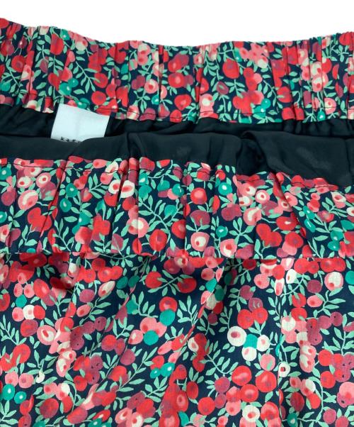 KAGURE（カグレ）KAGURE (カグレ) リバティプリントスカート レッド サイズ:Freeの古着・服飾アイテム