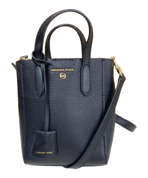 MICHAEL KORS（マイケルコース）MICHAEL KORS (マイケルコース) SINCLAIR エクストラスモール ショッパートート 2WAYバッグ ブラックの古着・服飾アイテム