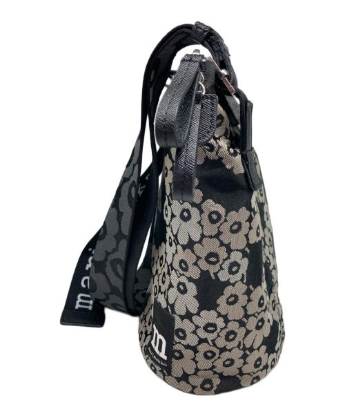 marimekko（マリメッコ）marimekko (マリメッコ) CARRY ALL UNIKKO ショルダーバッグ ブラックの古着・服飾アイテム