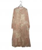 Ameriアメリ）の古着「OLIVIA GATHER SHIRT DRESS」｜ピンク
