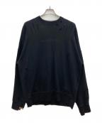 steinシュタイン）の古着「OVERSIZED REBUILD SWEAT LS」｜ブラック