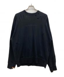 stein（シュタイン）の古着「OVERSIZED REBUILD SWEAT LS」｜ブラック