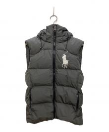 POLO RALPH LAUREN（ポロ・ラルフローレン）の古着「ビッグポニーダウンベスト」｜グレー