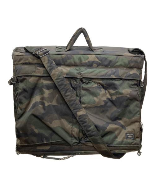 PORTER（ポーター）PORTER (ポーター) 2WAY GARMENT BAG オリーブの古着・服飾アイテム